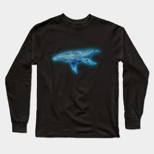 Humpback whale t-shirt designs Long Sleeve T-Shirt